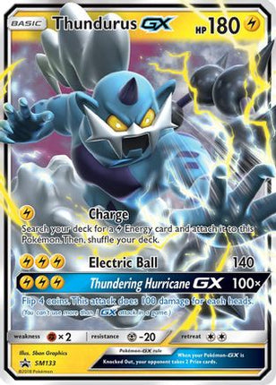 Thundurus GX - SM133/248  - Holofoil SM Promos - Promo