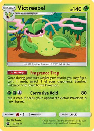 Victreebel/168  - Reverse Holofoil SM  Celestial Storm - Holo Rare
