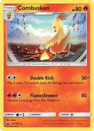 Combusken/168  SM  Celestial Storm - Uncommon