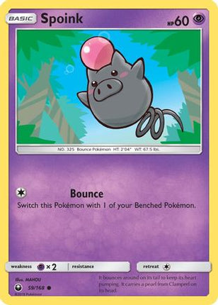 Spoink 059/168  SM  Celestial Storm - Common