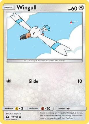 Wingull 111/168  SM  Celestial Storm - Common