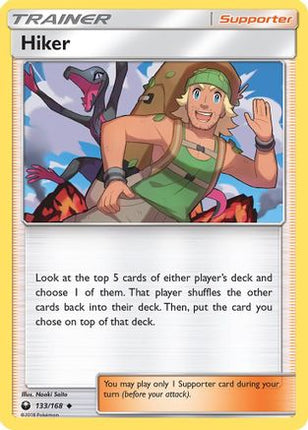 Hiker/168  - Reverse Holofoil SM  Celestial Storm - Uncommon