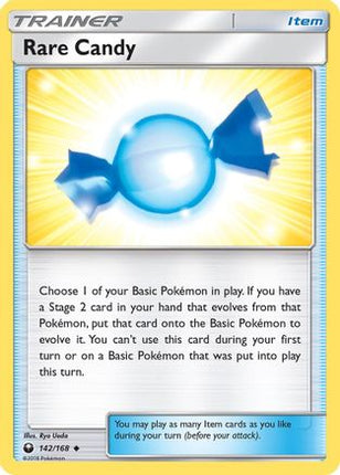 Rare Candy 142/168  - Reverse Holofoil SM  Celestial Storm - Uncommon