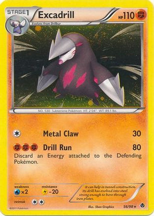 Excadrill - 56/98 (Cosmos Holo)/098  - Holofoil Blister Exclusives - Promo