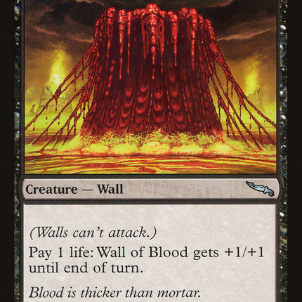 Wall of Blood (MRD-082) - Mirrodin Foil
