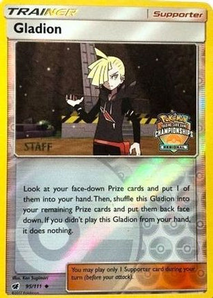 Gladion 095/111  - Reverse Holofoil League & Championship Cards - Promo