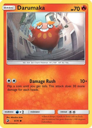 Darumaka/70  - Reverse Holofoil Dragon Majesty - Common