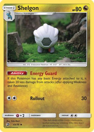 Shelgon 043/70  Dragon Majesty - Uncommon