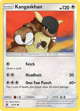 Kangaskhan/70  Dragon Majesty - Common
