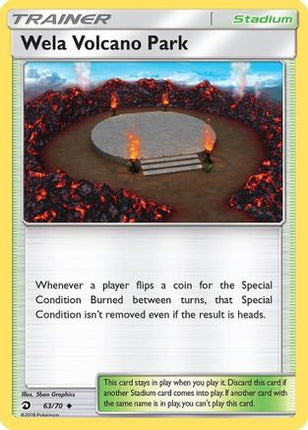 Wela Volcano Park/70  - Reverse Holofoil Dragon Majesty - Uncommon