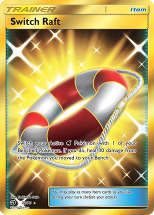 Switch Raft (Secret) 077  - Holofoil Dragon Majesty - Secret Rare