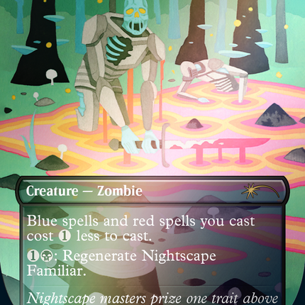 Nightscape Familiar (SLD-1546) - Secret Lair Drop (Borderless) Foil
