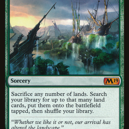 Scapeshift (M19-201) - Core Set 2019 Foil