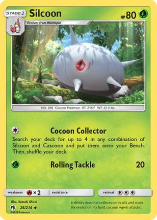 Silcoon/214  SM  Lost Thunder - Uncommon