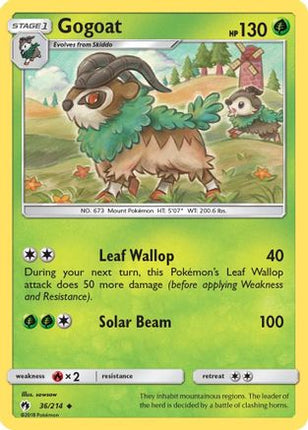 Gogoat 036/214  SM  Lost Thunder - Uncommon