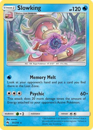 Slowking 055/214  SM  Lost Thunder - Rare