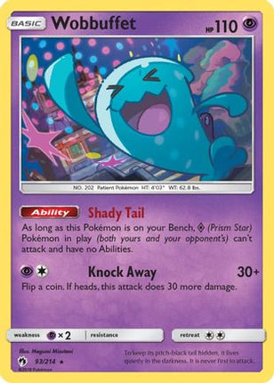 Wobbuffet 093/214  SM  Lost Thunder - Rare