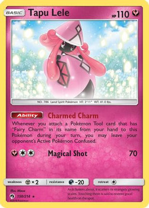 Tapu Lele/214  - Holofoil SM  Lost Thunder - Holo Rare