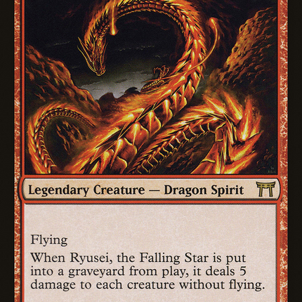 Ryusei, the Falling Star (CHK-185) - Champions of Kamigawa