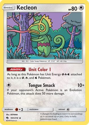 Kecleon (161) 161/214  SM  Lost Thunder - Uncommon