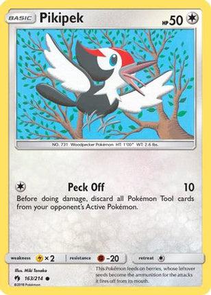 Pikipek (163)/214  SM  Lost Thunder - Common