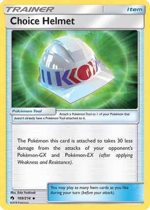 Choice Helmet/214  - Reverse Holofoil SM  Lost Thunder - Uncommon