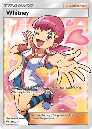Whitney (Full Art) 214  - Holofoil SM  Lost Thunder - Ultra Rare