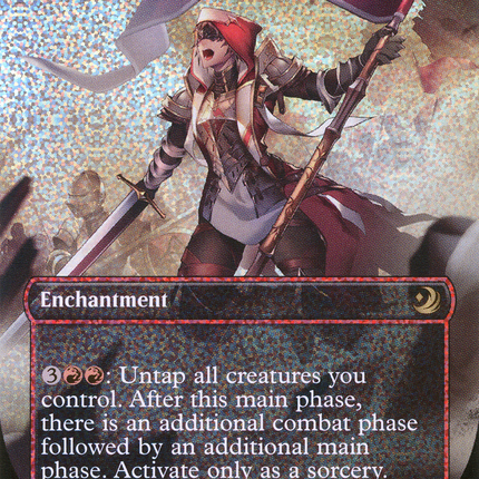 Aggravated Assault (WOT-096) - Wilds of Eldraine: Enchanting Tales (Borderless) Foil