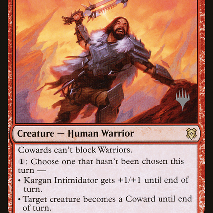 Kargan Intimidator (PPZNR-145P) - Zendikar Rising Promos Foil