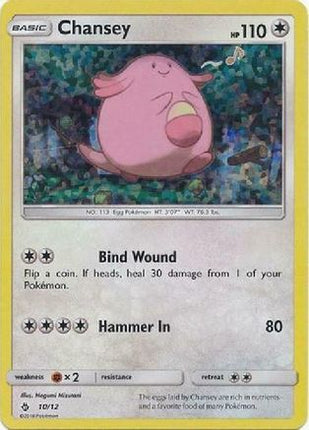 Chansey - 10/12/012  - Holofoil McDonalds Promos 2018 - Promo