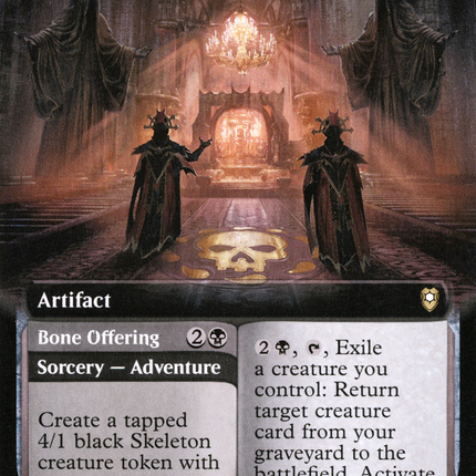 Altar of Bhaal // Bone Offering (CLB-569) - Commander Legends: Battle for Baldur's Gate: (Extended Art)