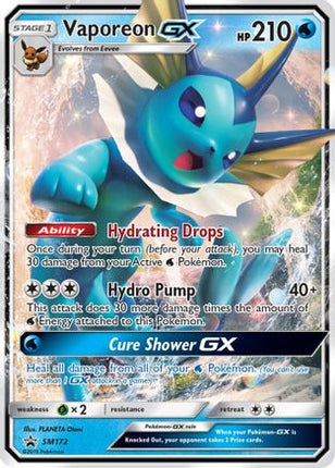 Vaporeon GX SM172/248  - Holofoil SM Promos - Promo