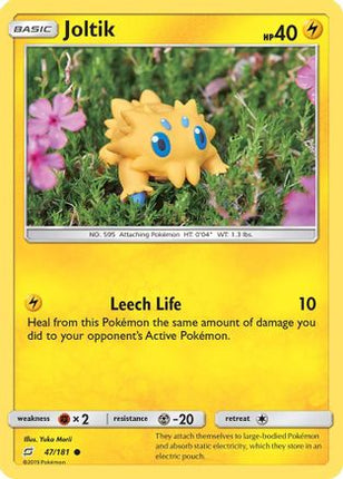 Joltik 047/181  - Reverse Holofoil SM  Team Up - Common