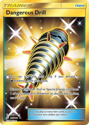 Dangerous Drill (Secret) 192  - Holofoil SM  Team Up - Secret Rare