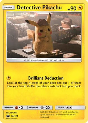 Detective Pikachu SM194/248  - Holofoil SM Promos - Promo