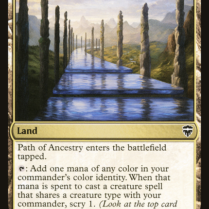 Path of Ancestry (CMR-353) - Commander Legends Foil