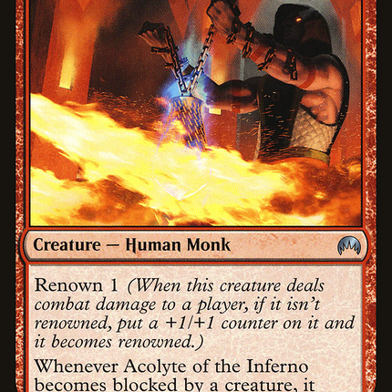 Acolyte of the Inferno (ORI-128) - Magic Origins Foil