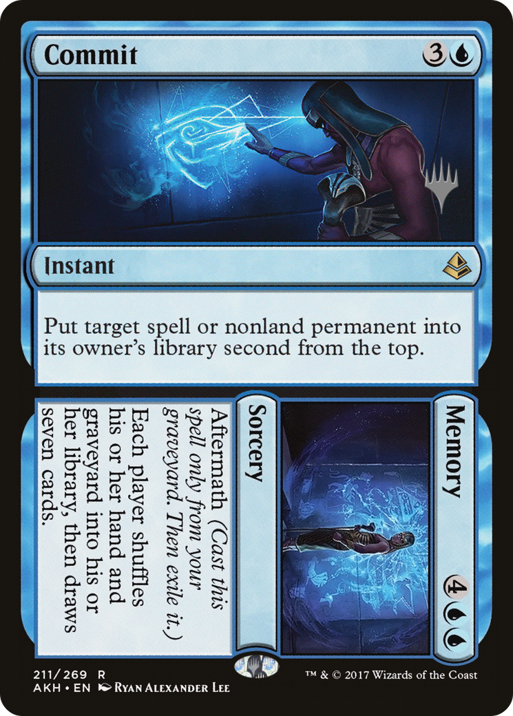 Commit // Memory (PPIKO-211) - Amonkhet Promos Foil
