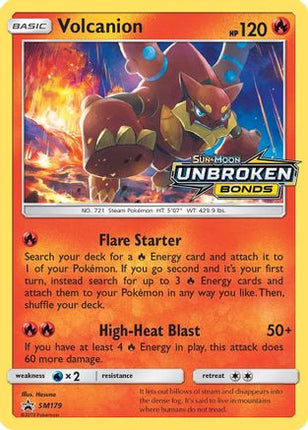 Volcanion - SM179 (Prerelease)/248  - Holofoil SM Promos - Promo