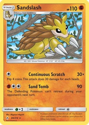 Sandslash/214  SM  Unbroken Bonds - Rare
