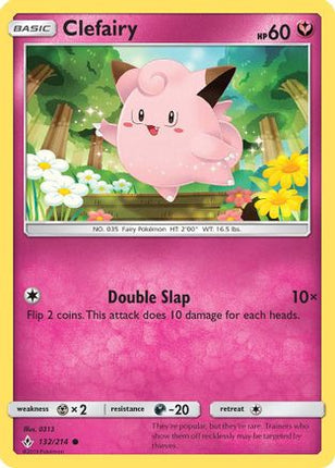 Clefairy 132/214  SM  Unbroken Bonds - Common
