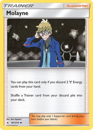 Molayne/214  - Reverse Holofoil SM  Unbroken Bonds - Uncommon