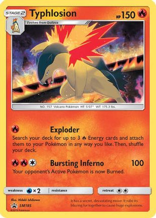 Typhlosion SM185/248  - Holofoil SM Promos - Promo