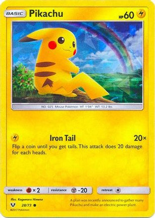 Pikachu 028/073  - Holofoil Deck Exclusives - Common