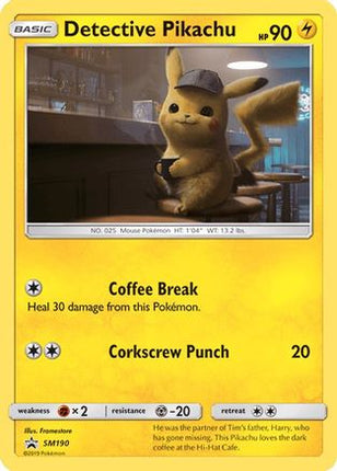 Detective Pikachu SM190/248  - Holofoil SM Promos - Promo