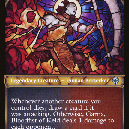 Garna, Bloodfist of Keld (DMU-299) - Dominaria United: (Showcase)