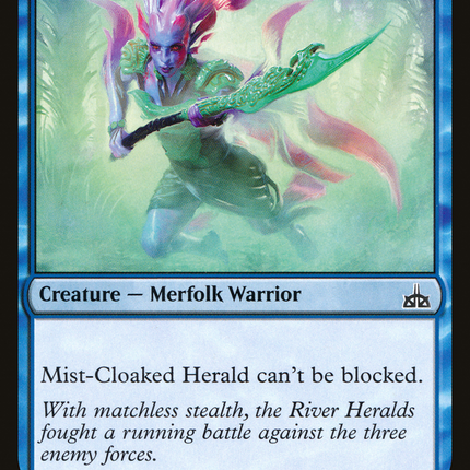 Mist-Cloaked Herald (RIX-043) - Rivals of Ixalan