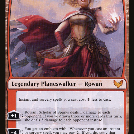 Rowan, Scholar of Sparks // Will, Scholar of Frost (STX-156) - Strixhaven: School of Mages