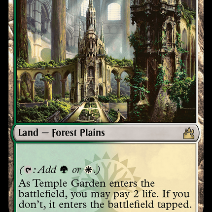 Temple Garden (RVR-290) - Ravnica Remastered Foil