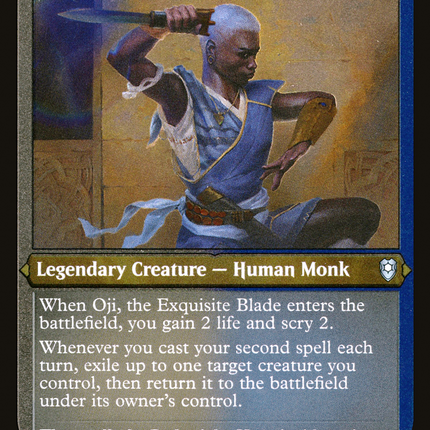 Oji, the Exquisite Blade (Foil Etched) (CLB-547) - Commander Legends: Battle for Baldur's Gate Foil